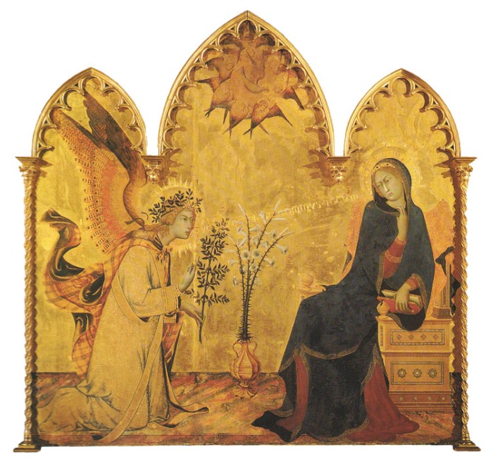 Simone Martini's "Annunciation" 1333
