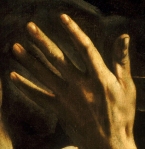 detail from Caravaggio's "Conversion of Saint Paul on the Way to Damascus"