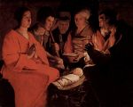 Georges de La Tour's "The Adoration of the Shepherds "